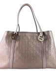 GG Twins Medium Metallic GCCIssima Leather Bag