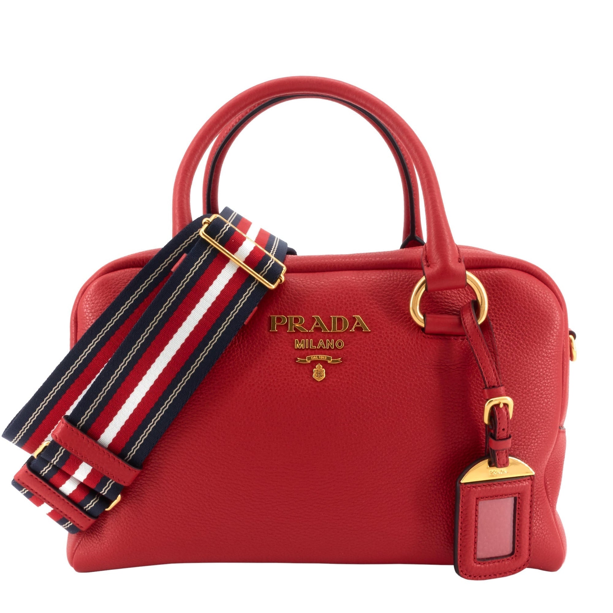 PRD Convertible Bauletto Vitello Phenix Leather Bag