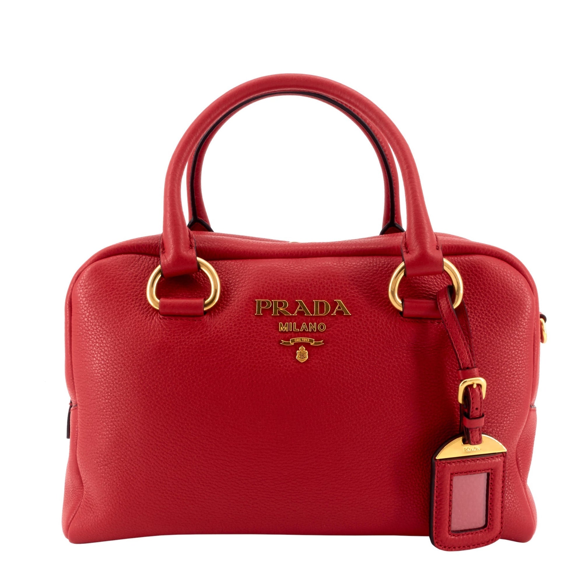 PRD Convertible Bauletto Vitello Phenix Leather Bag
