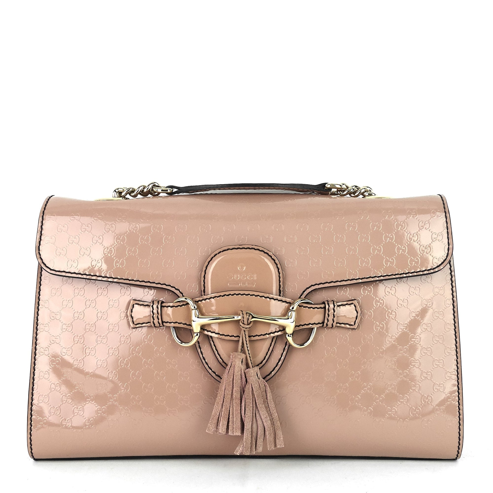 Emily Micro GCCIssima Patent Leather Bag