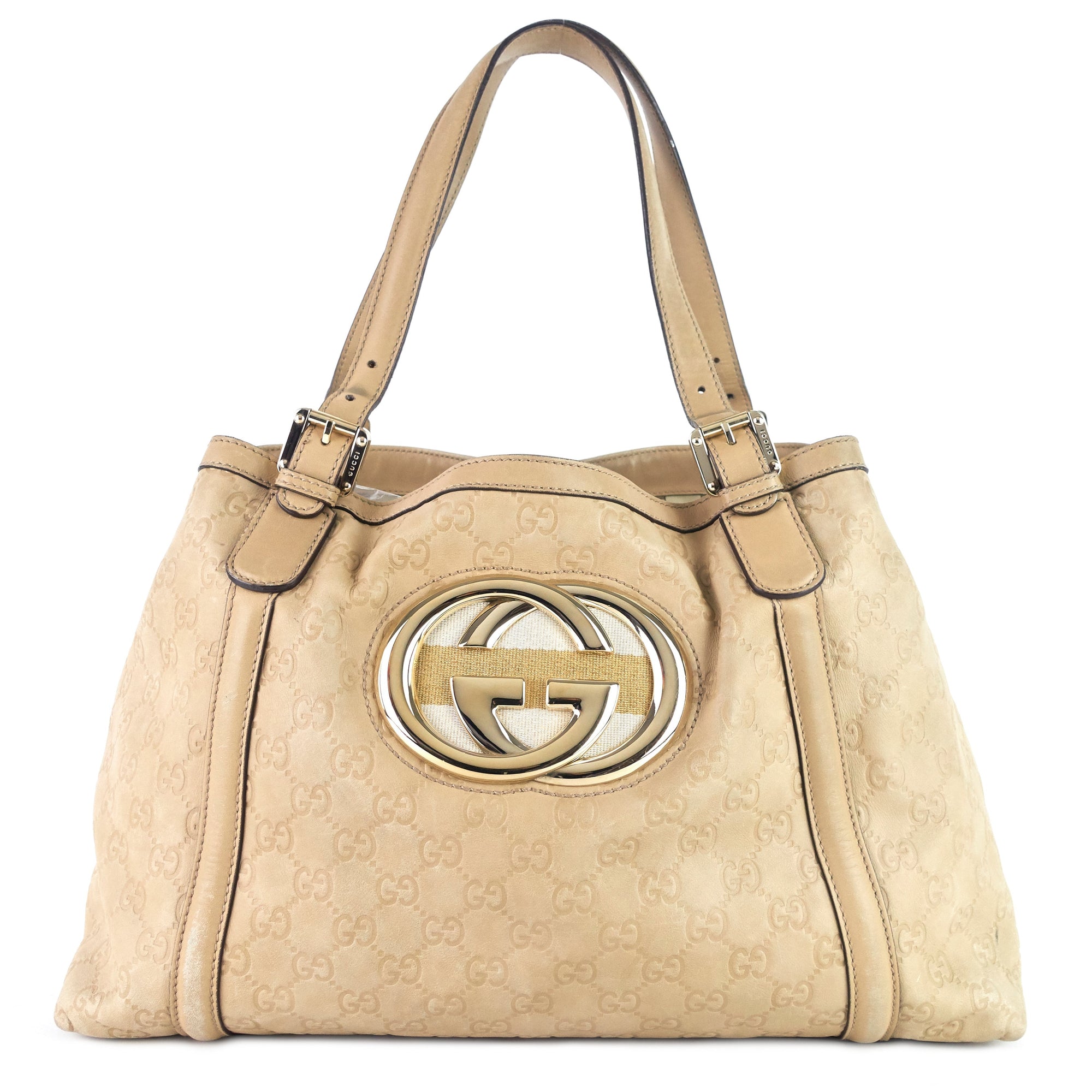 Britt GCCIssima Leather Tote Bag