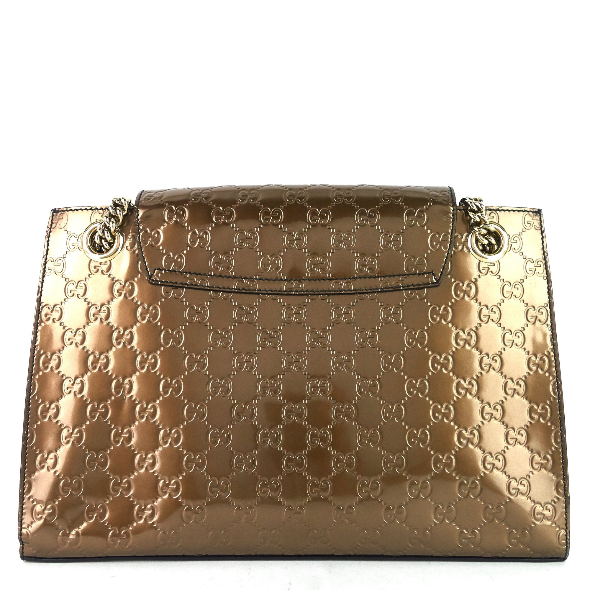Emily Large GCCIssima Patent Leather Bag