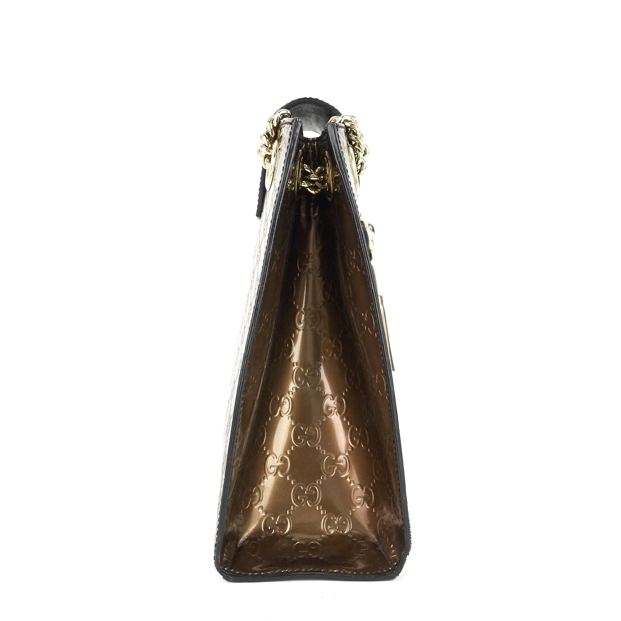 Emily Large GCCIssima Patent Leather Bag