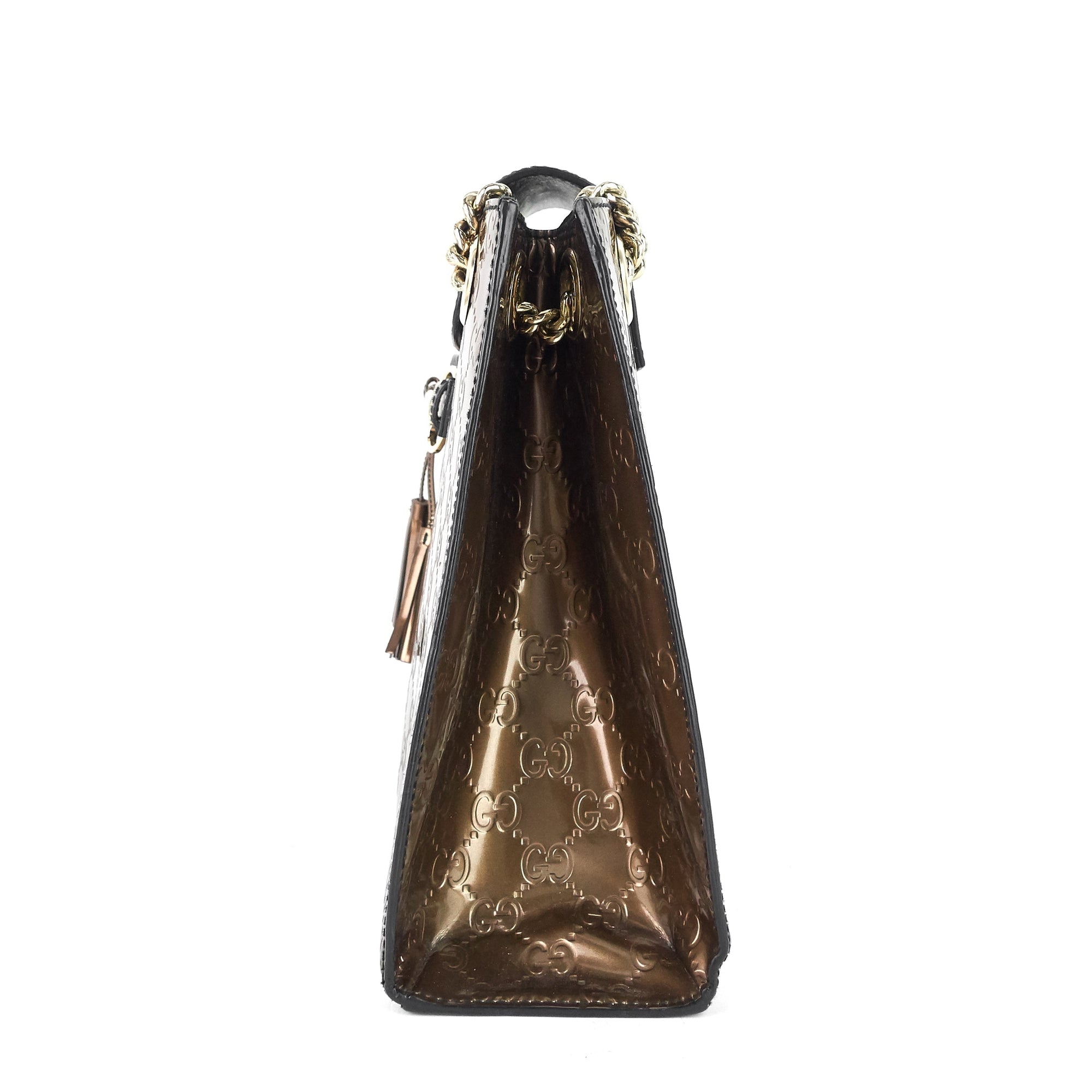 Emily Large GCCIssima Patent Leather Bag