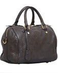 Brown LV Monogram Empreinte Speedy Bandouliere 25 Boston Bag