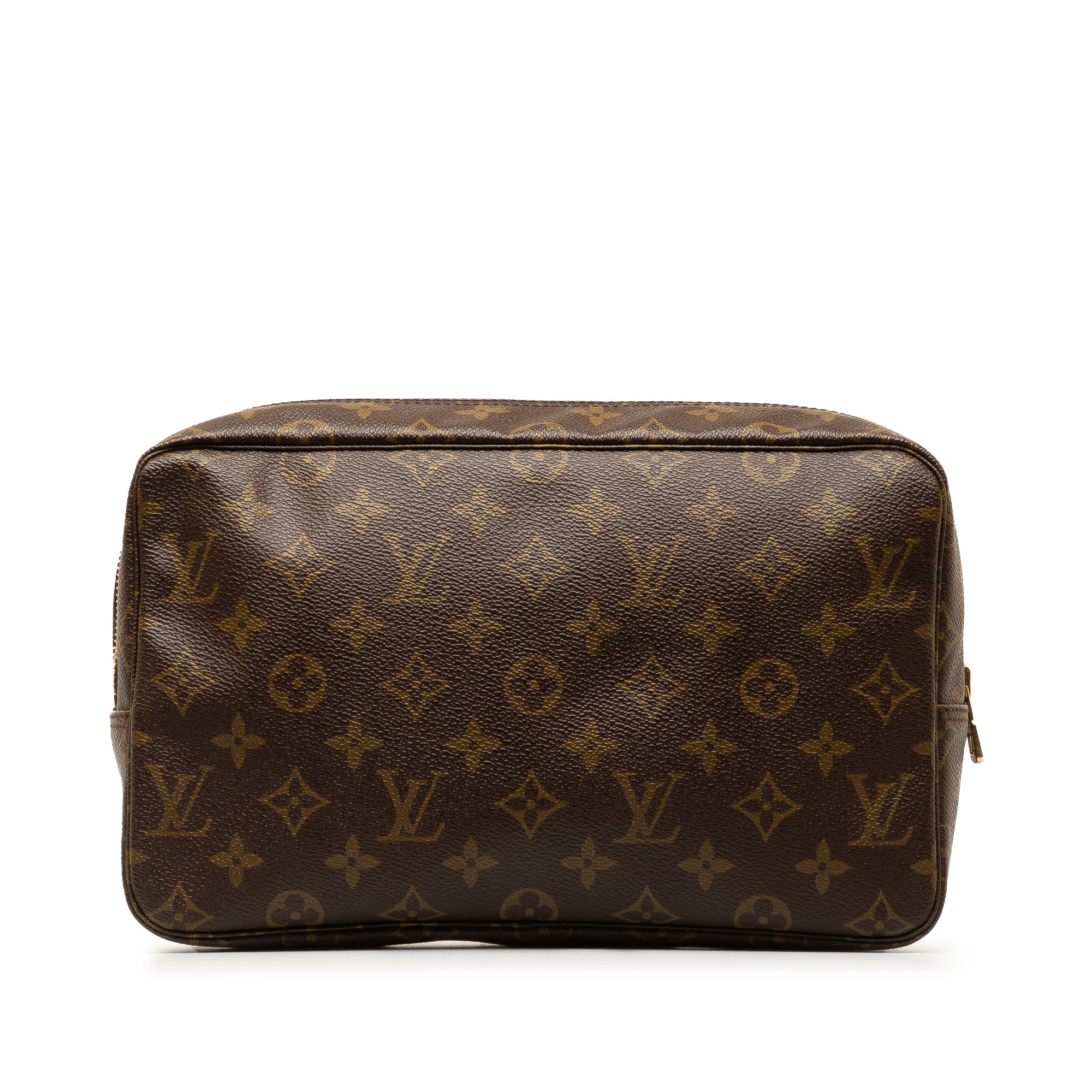 Brown LV Monogram Trousse Toilette 28 Pouch