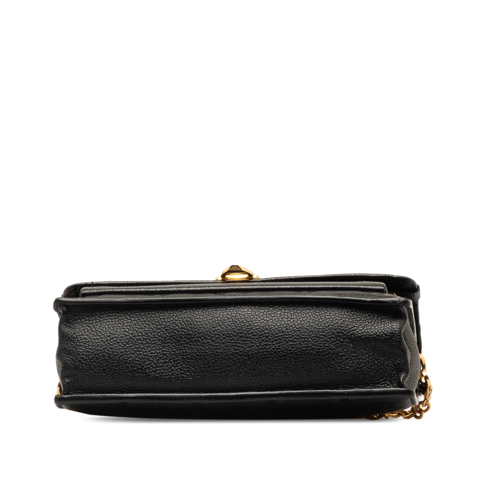 Black LV Monogram Empreinte Vavin Wallet on Chain Crossbody Bag