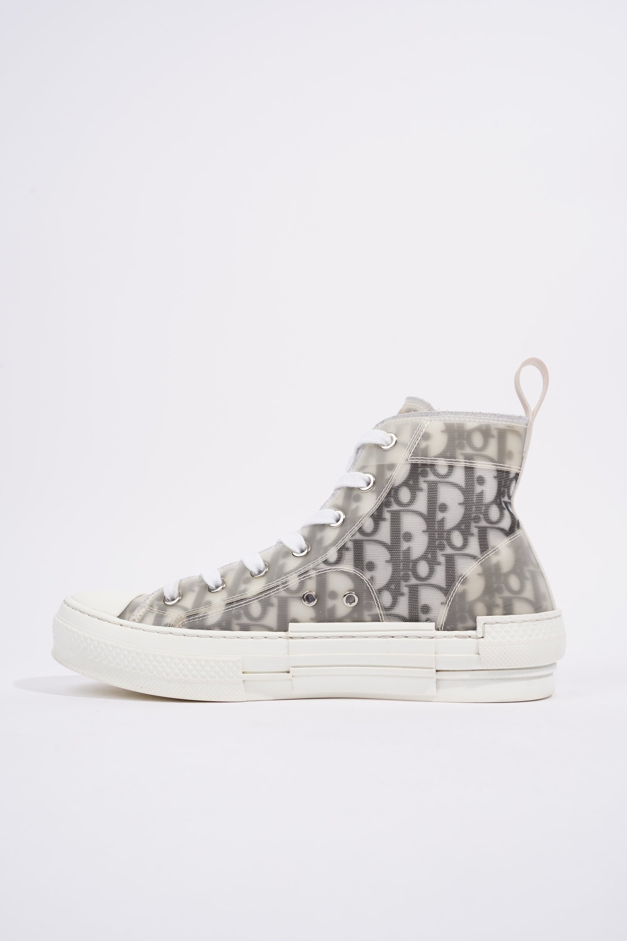Christian D1OR B23 High-tops White / Black Oblique Canvas EU 38 UK 5