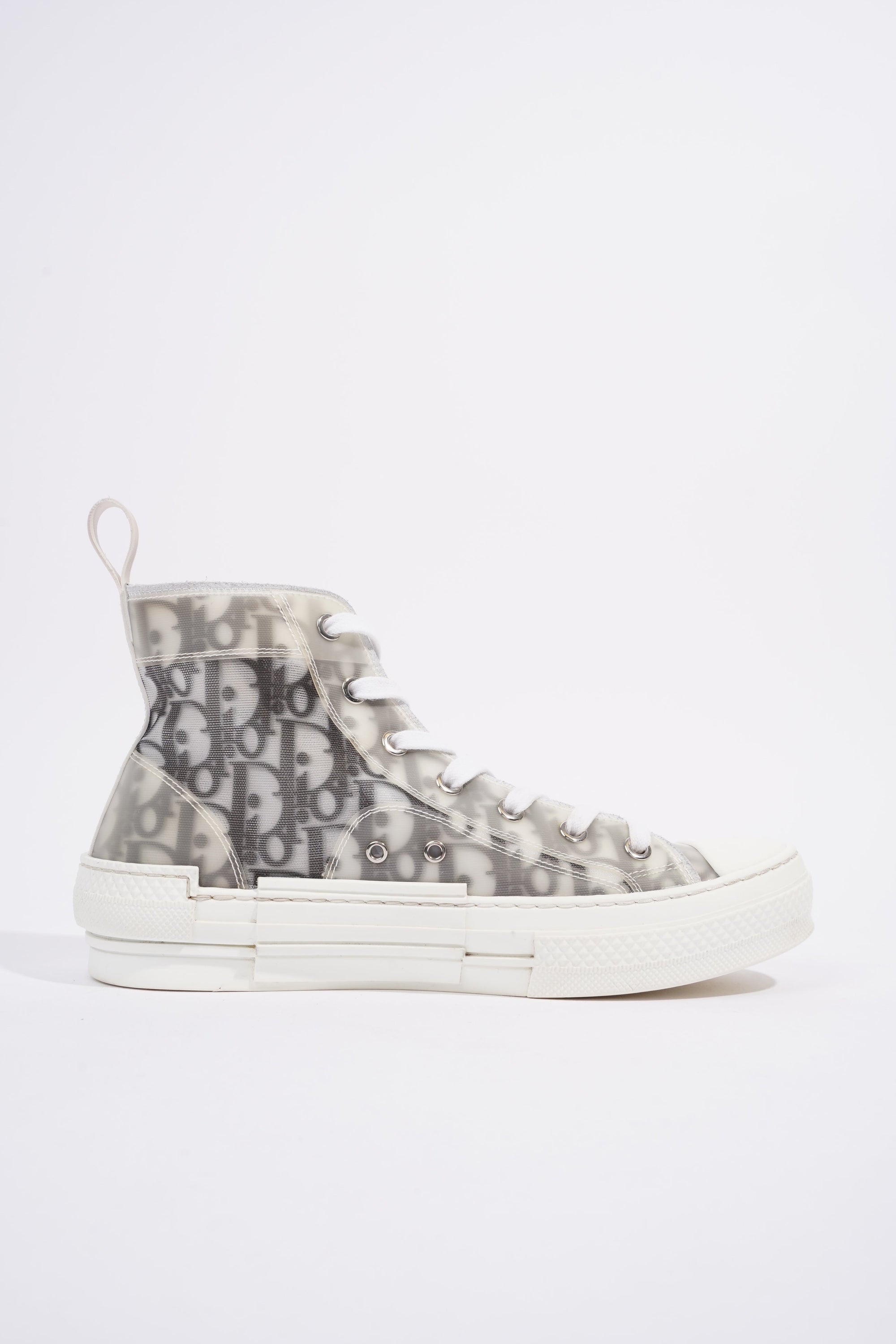 Christian D1OR B23 High-tops White / Black Oblique Canvas EU 38 UK 5