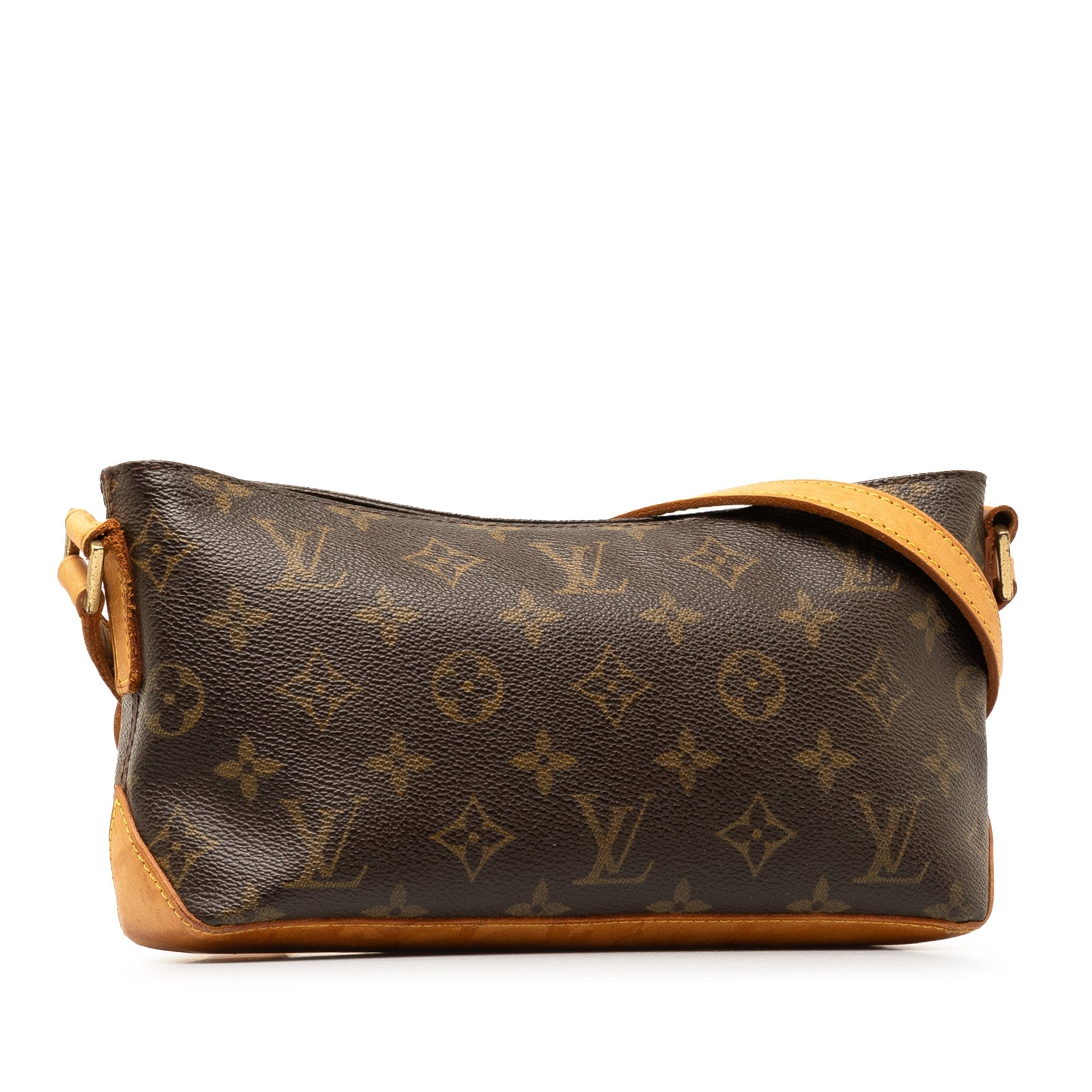 Brown LV Monogram Trotteur Crossbody Bag