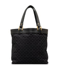 Black LV Monogram Mini Lin Lucille GM Tote Bag
