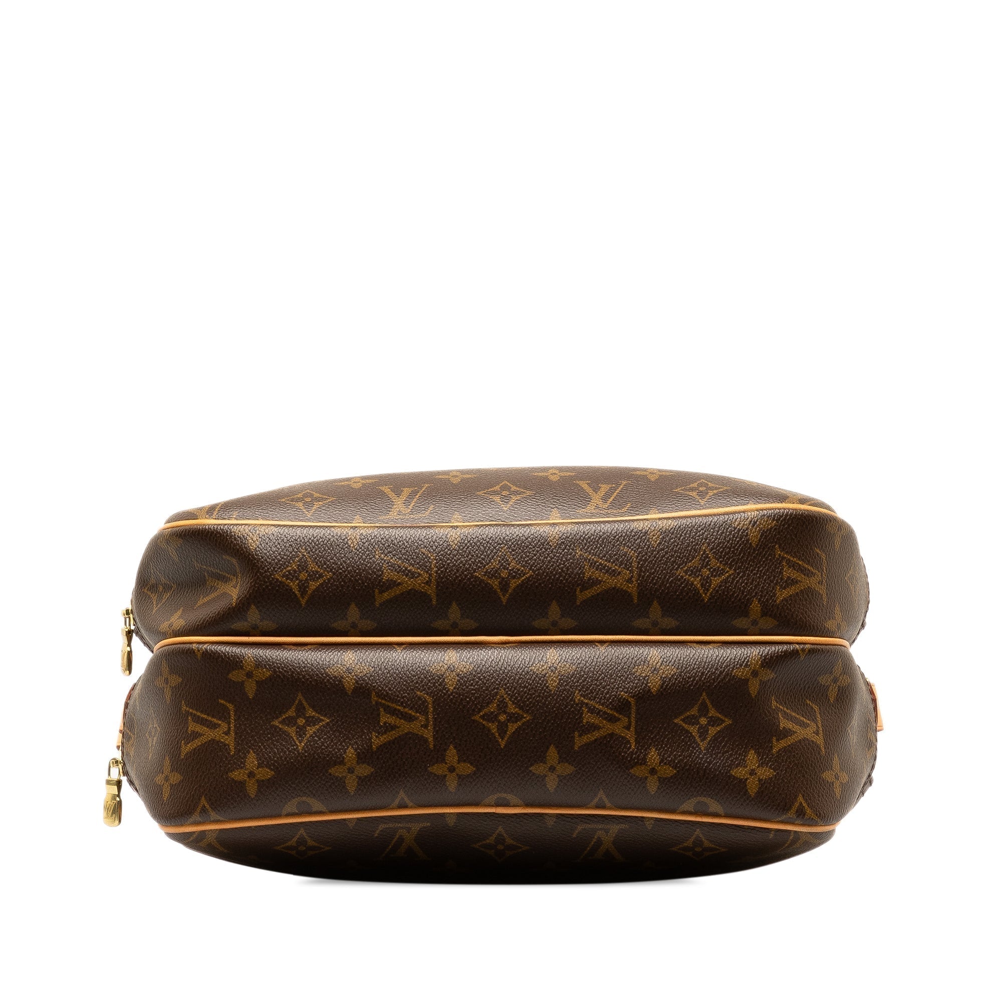 Brown LV Monogram Reporter PM Crossbody Bag