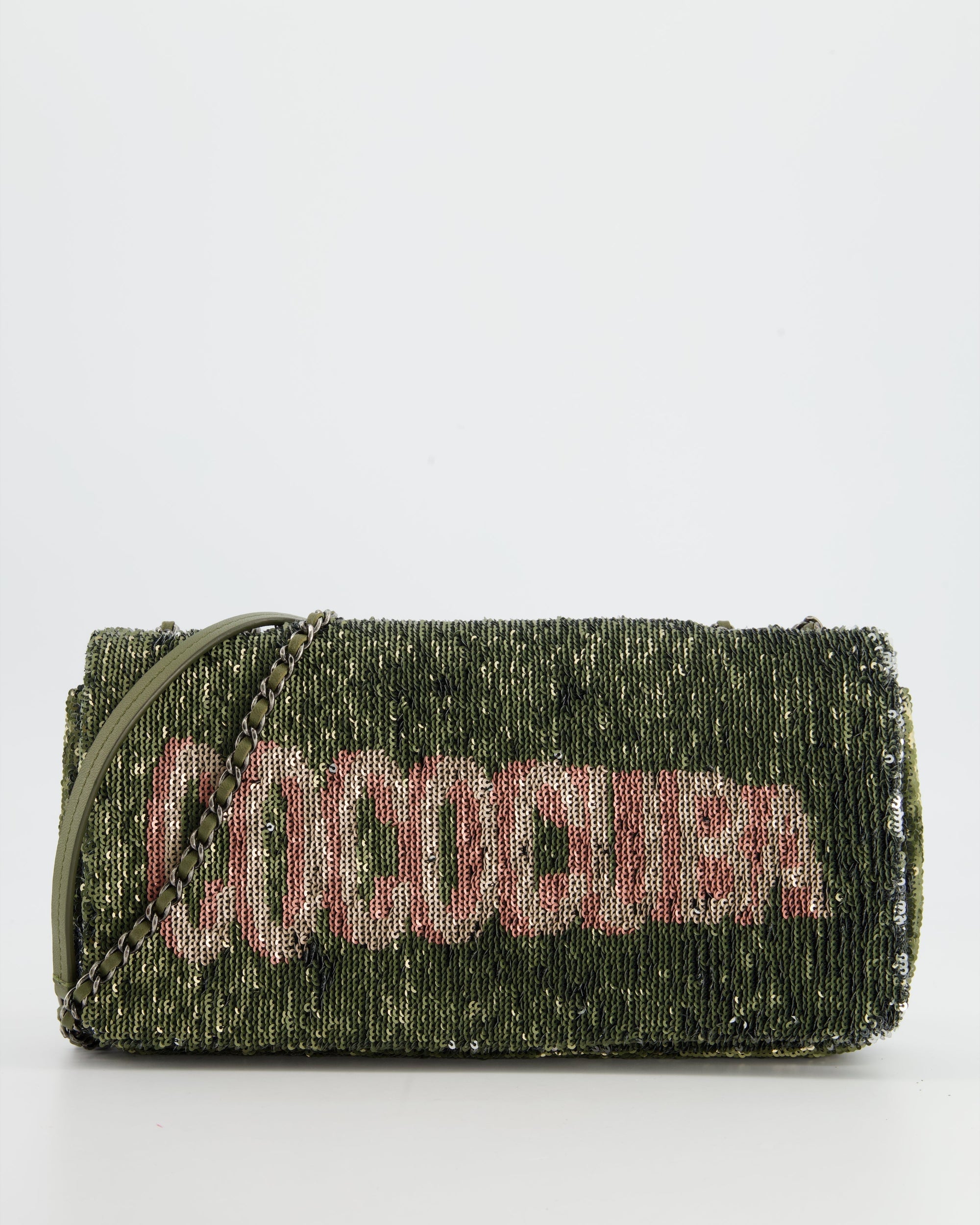 *Limited Edition* CH Limited Edition Khaki Sequin Coco Cuba Bag