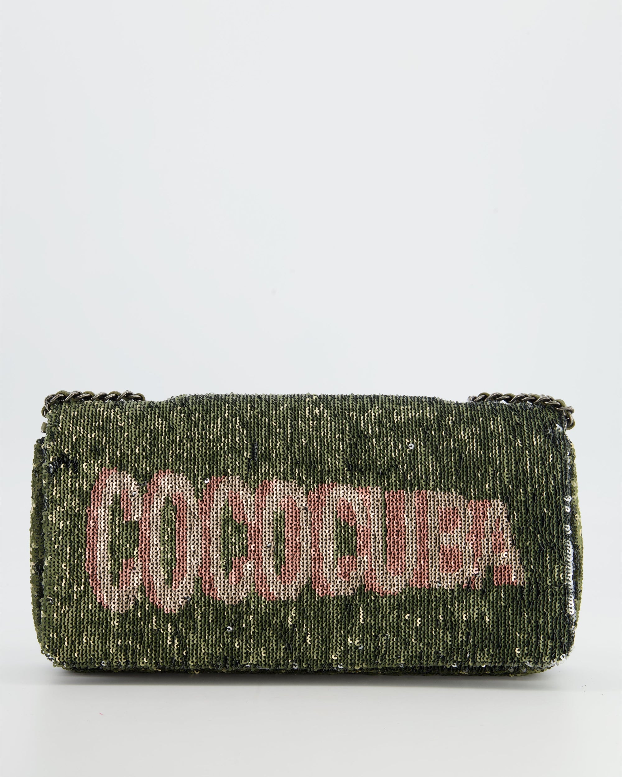 *Limited Edition* CH Limited Edition Khaki Sequin Coco Cuba Bag
