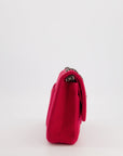 *FIRE PRICE* CH Red Medium Reissue 2.55 Double Flap Bag in Quilted Fabric with Ruthenium Hardware RRP - ¬£8,530
