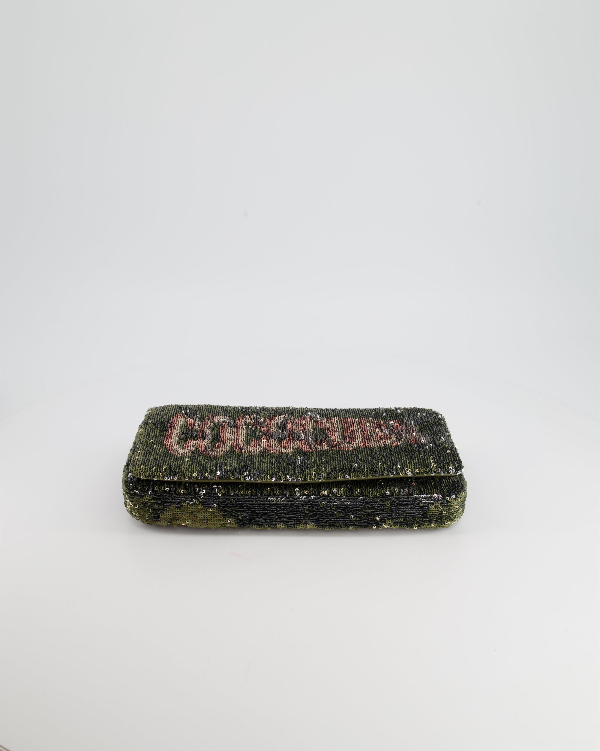 *Limited Edition* CH Limited Edition Khaki Sequin Coco Cuba Bag