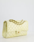 *RARE* CH Lemon Sobert Shimmer Medium Classic Double Flap Bag in Iridescent Calfskin Gold Hardware  RRP ¬£8,530