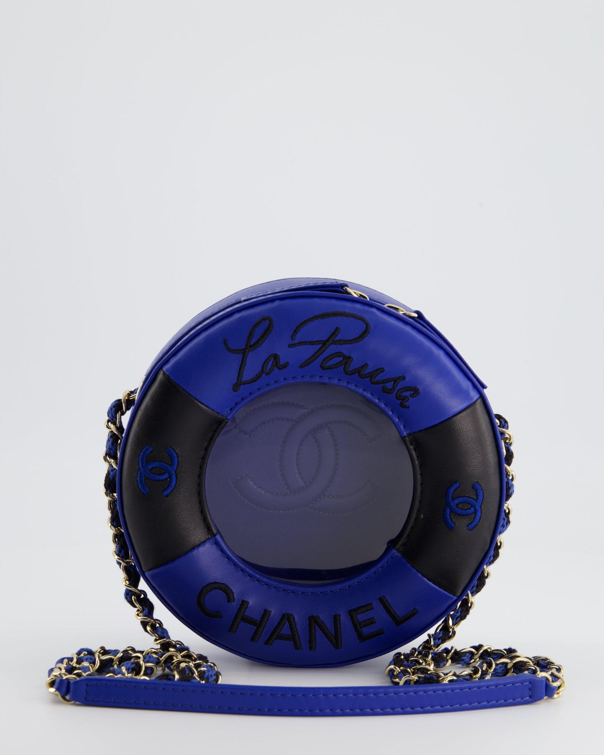 *RARE &amp; FIRE PRICE* CH La Pausa Coco Lifesaver Bag in Navy, Black with Champagne Gold Hardware