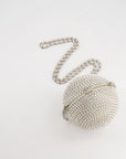 *RARE* CH 2008 Crystal Ball Bag with Silver Hardware and Woven Chain Strap