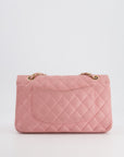 *FIRE PRICE* CH Bubblegum Pink Vintage Classic Medium Double Flap Bag in Lambskin Leather with 24K Gold Hardware