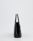 *HOT & RARE* CH Small Kelly Shopping Bag in Black Calfskin Leather with Brushed Gold Hardware