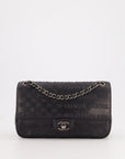 *RARE* CH 2014 Paris Dallas Single Flap Embossed Quilted CC Bag with Ruthenium Hardware