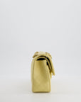 *RARE COLOUR* CH Small Classic Double Flap Bag in Butter Yellow Caviar Leather with Champagne Gold Hardware