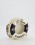 *RARE & FIRE PRICE* CH La Pausa Coco Lifesaver Bag in Black and White with Champagne Gold Hardware