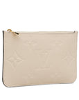 Brown LV Monogram Empreinte Neverfull Pouch