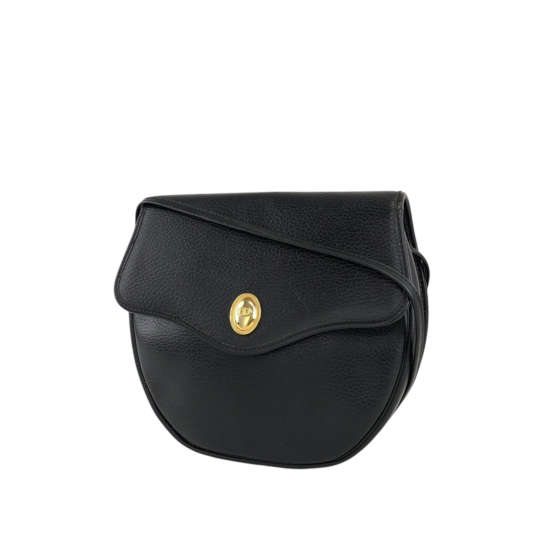 Christian D1OR  Shoulder bag Black Vintage tzdbkd