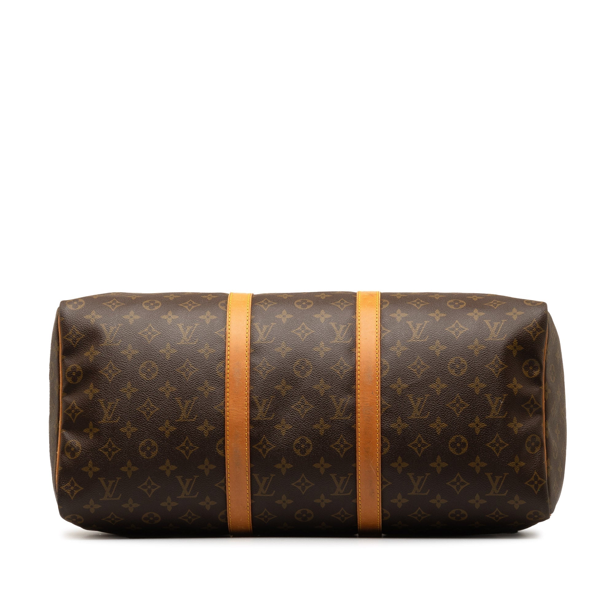 Brown LV Monogram Keepall 50 Travel Bag