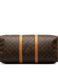 Brown LV Monogram Keepall 50 Travel Bag
