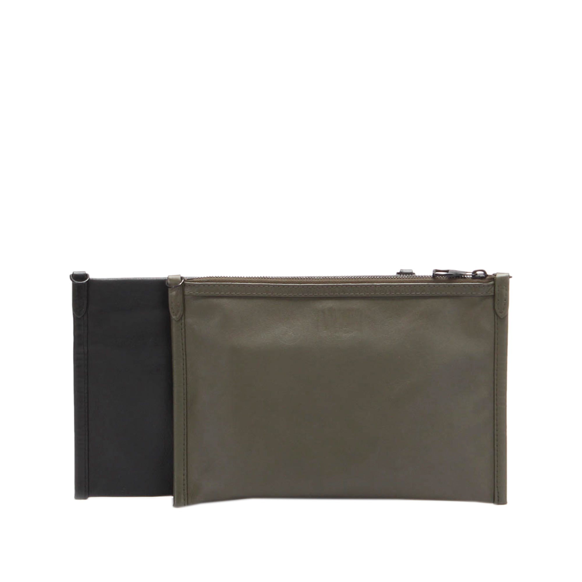 Black LV Monogram Shadow Double Flat Messenger