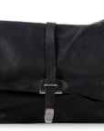 PRD Black Leather Shoulder Bag