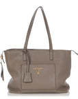 PRD Gray Zip Top Tote