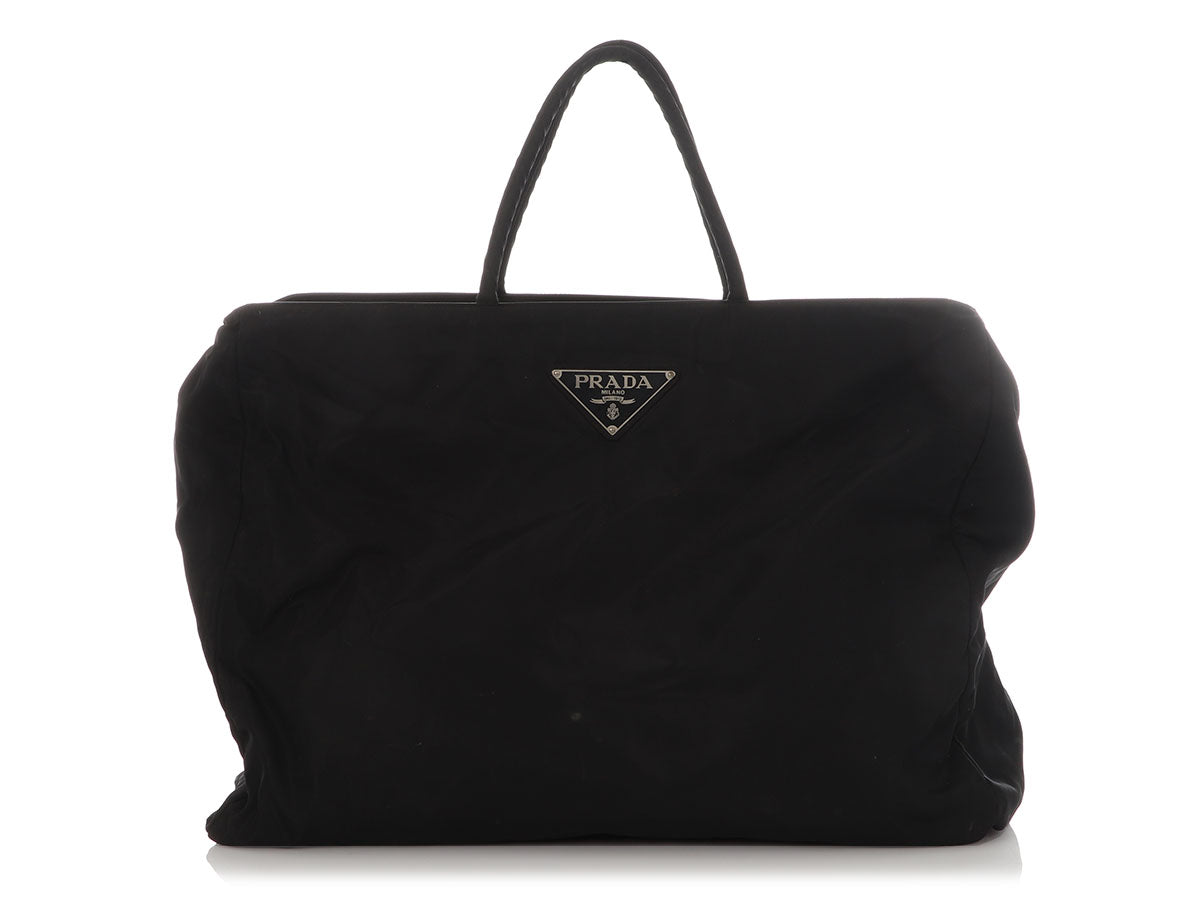 PRD Black Nylon Tote