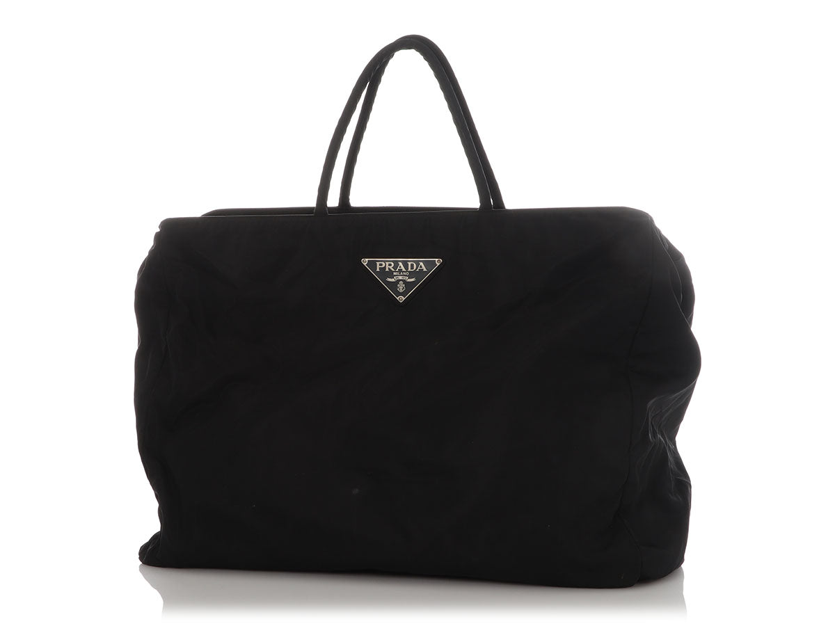 PRD Black Nylon Tote