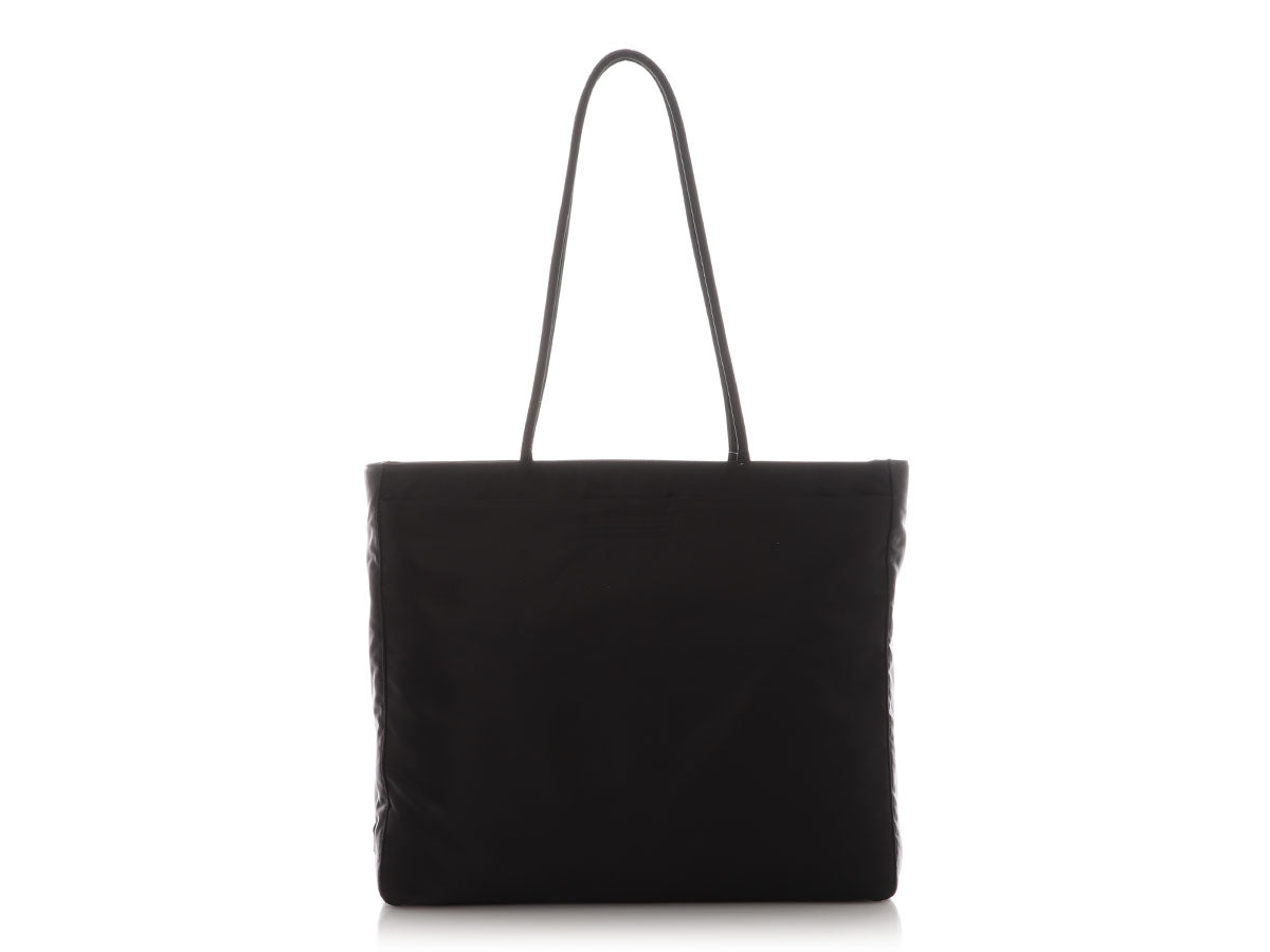 PRD Black Nylon Tote