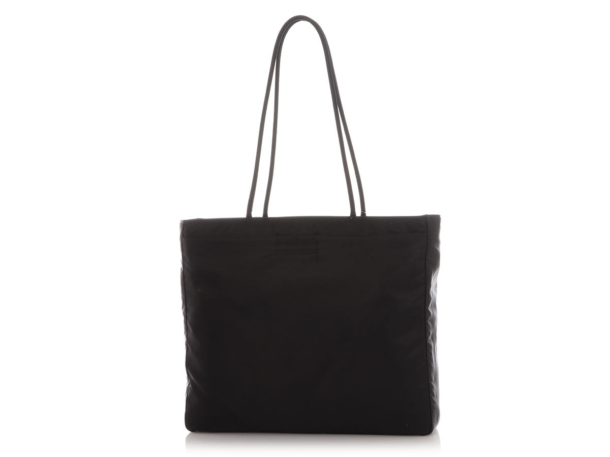 PRD Black Nylon Tote