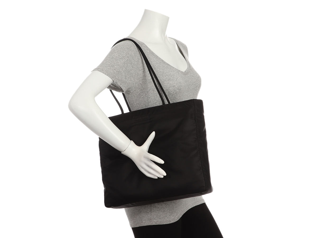 PRD Black Nylon Tote