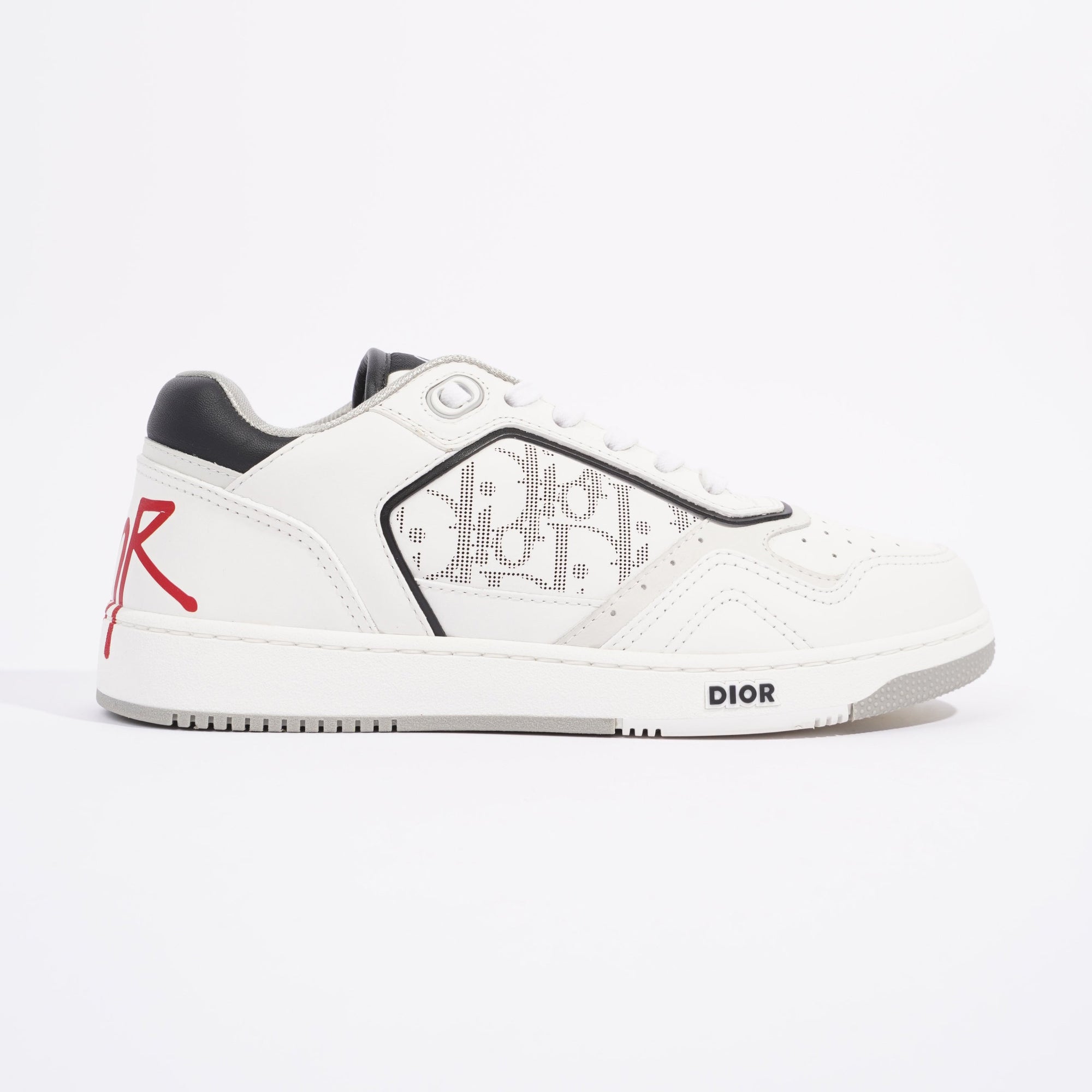 Christian D1OR B27 Low-top White / Black Leather EU 39 UK 6