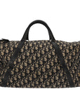CHRISTIAN D1OR Bowling Handbag in Blue Fabric