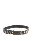 CHRISTIAN D1OR Belt in Blue Fabric