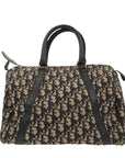 CHRISTIAN D1OR Bowling Handbag in Blue Fabric