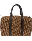 CHRISTIAN D1OR Bowling Handbag in Beige Fabric