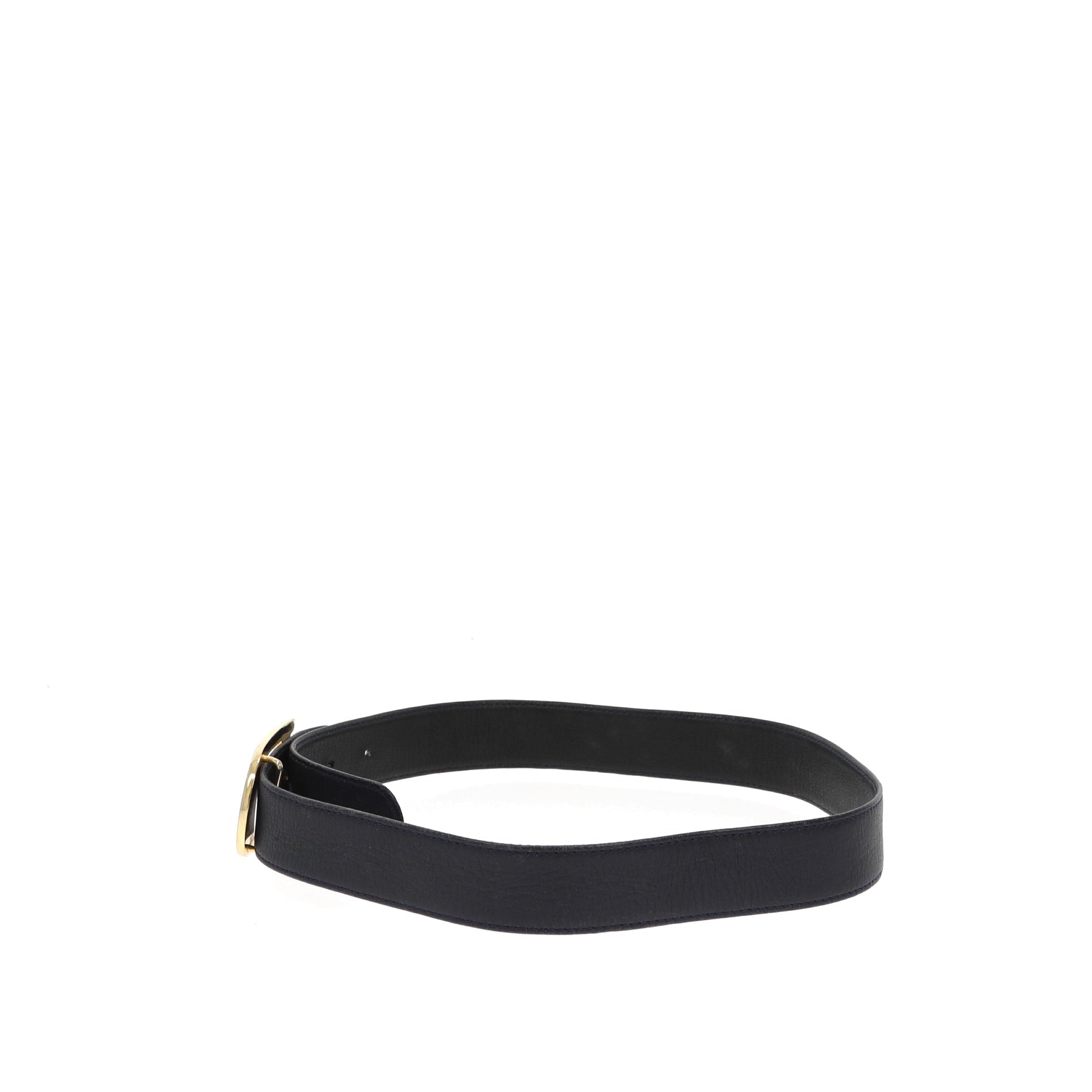 CHRISTIAN D1OR Belt in Blue Leather
