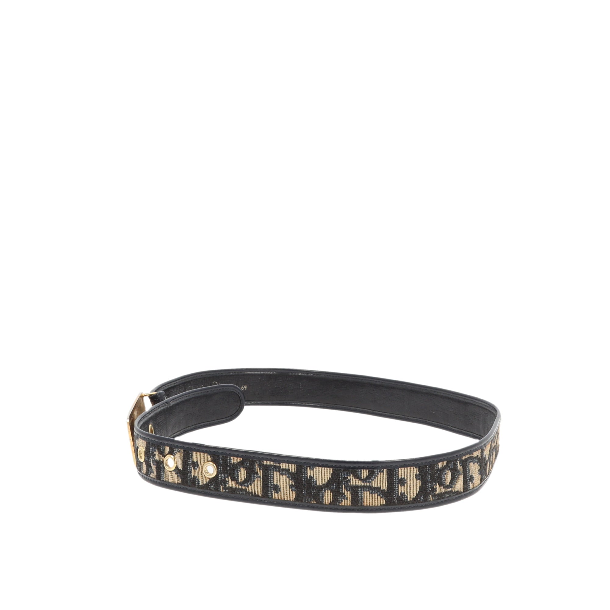 CHRISTIAN D1OR Belt in Blue Fabric