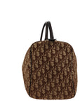 CHRISTIAN D1OR Bowling Handbag in Beige Fabric