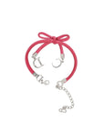CHRISTIAN D1OR Bracelet in Pink Leather