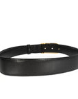 CHRISTIAN D1OR Belt in Black Leather